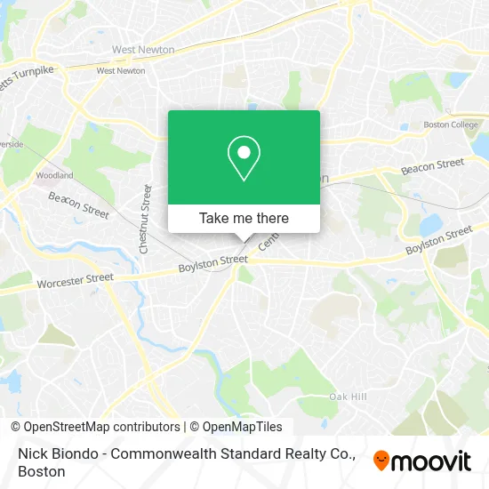 Nick Biondo - Commonwealth Standard Realty Co. map