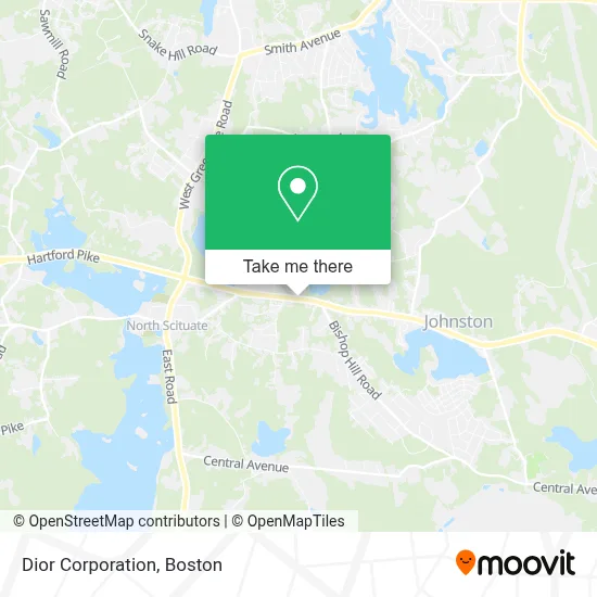 Dior Corporation map