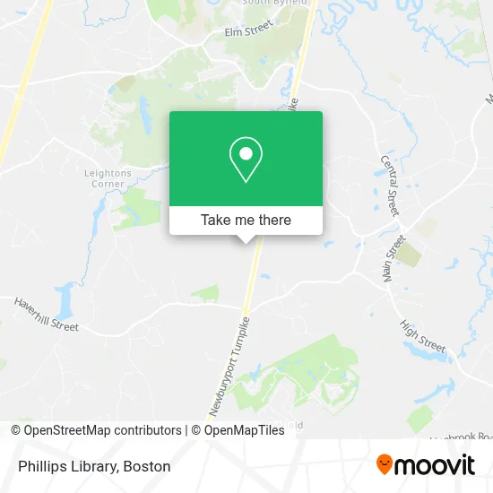 Phillips Library map