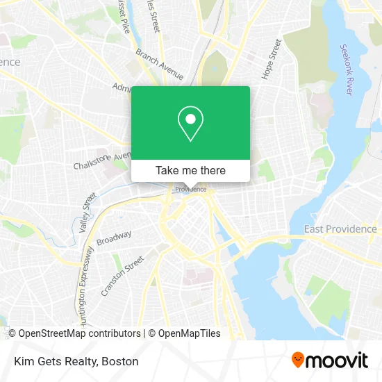 Kim Gets Realty map