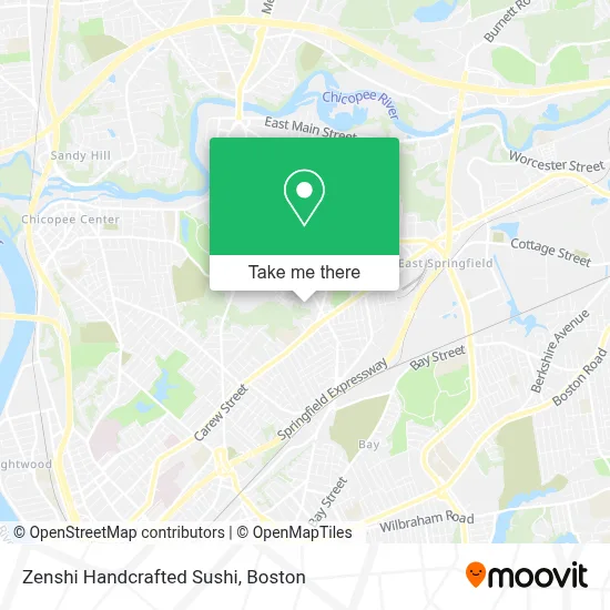 Zenshi Handcrafted Sushi map