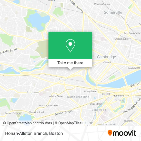 Honan-Allston Branch map