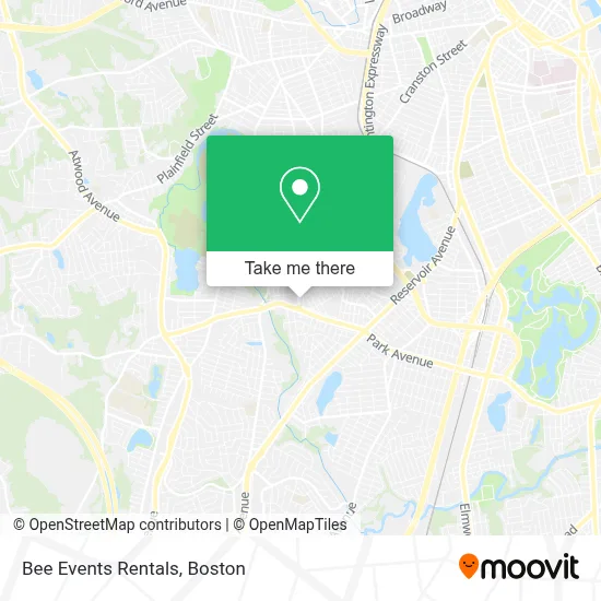 Bee Events Rentals map