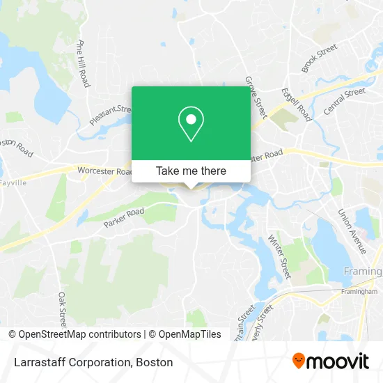 Larrastaff Corporation map