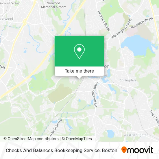 Checks And Balances Bookkeeping Service map