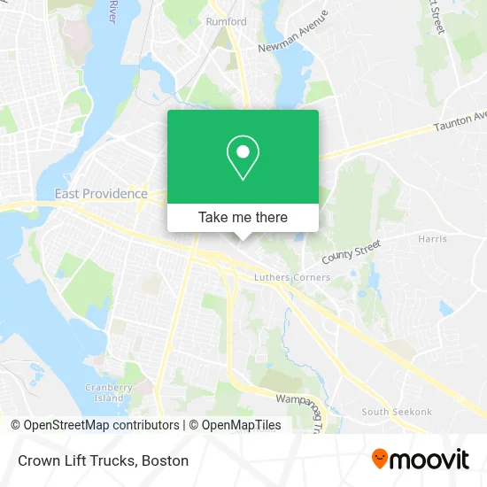 Crown Lift Trucks map