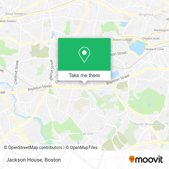 Jackson House map
