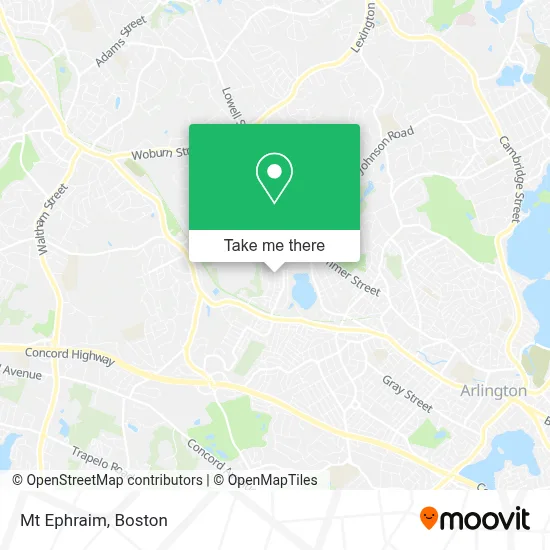 Mt Ephraim map