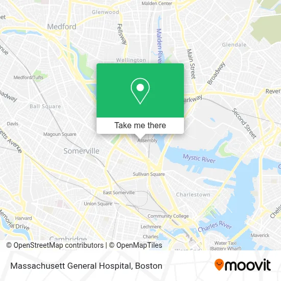 Massachusett General Hospital map