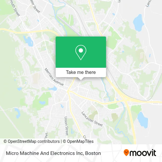 Micro Machine And Electronics Inc map