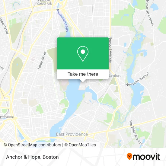 Anchor & Hope map
