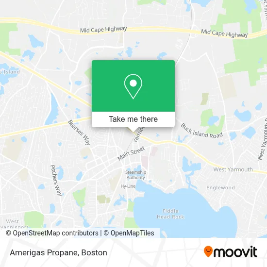Amerigas Propane map