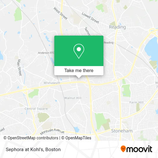 Sephora at Kohl's map