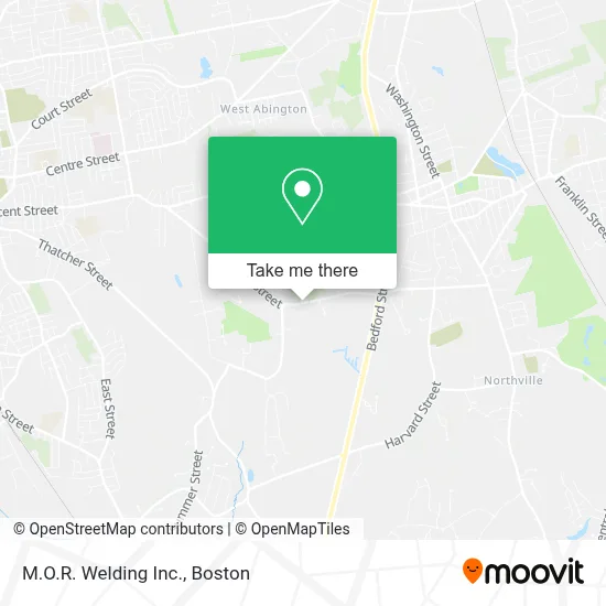 M.O.R. Welding Inc. map