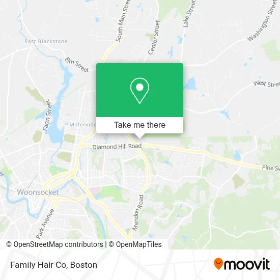 Family Hair Co map