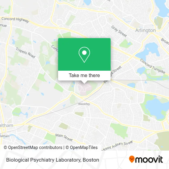 Biological Psychiatry Laboratory map