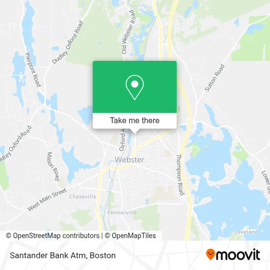Santander Bank Atm map