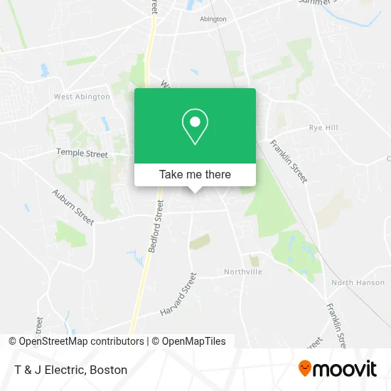 T & J Electric map