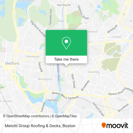 Melotti Group Roofing & Decks map