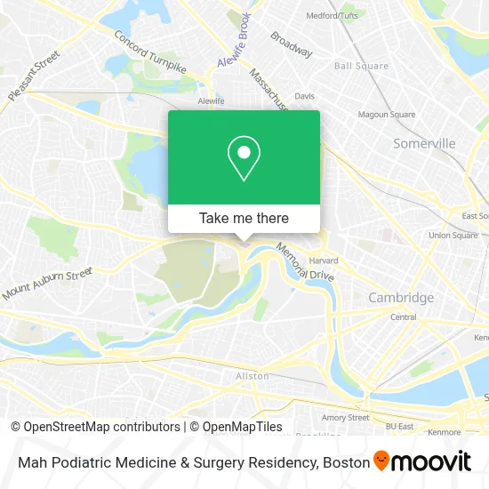 Mah Podiatric Medicine & Surgery Residency map