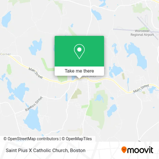 Saint Pius X Catholic Church map