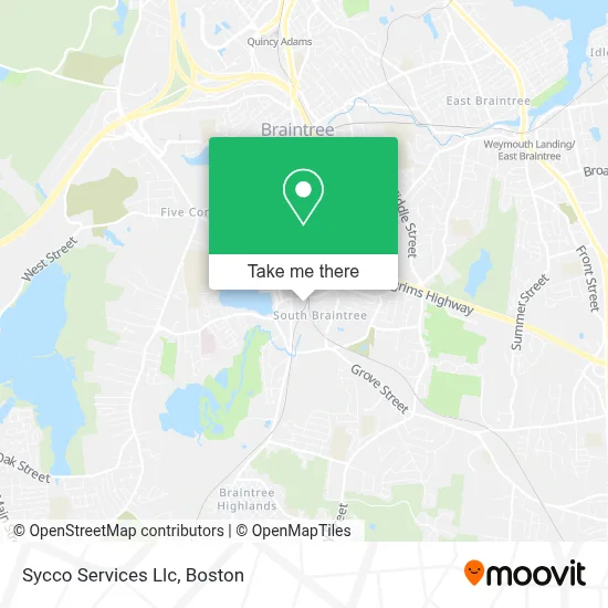 Sycco Services Llc map