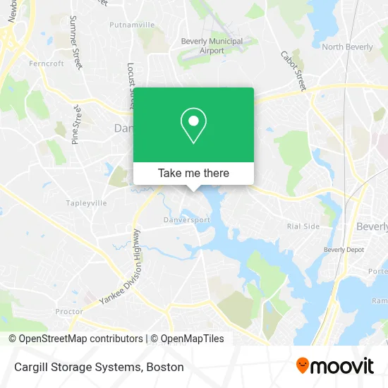 Cargill Storage Systems map