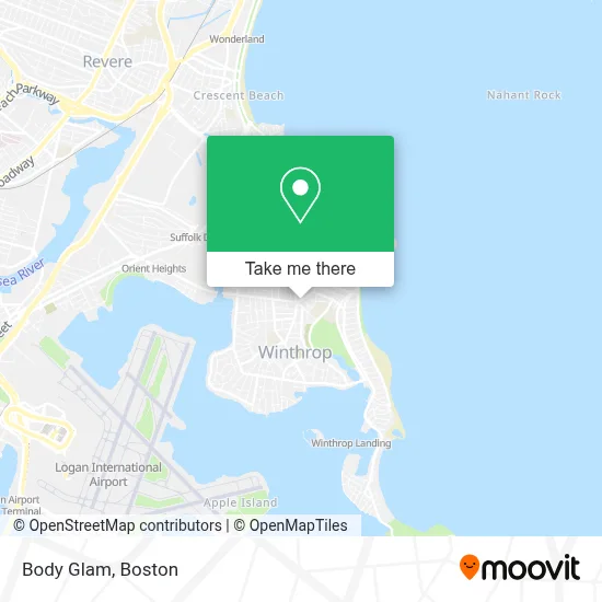 Body Glam map