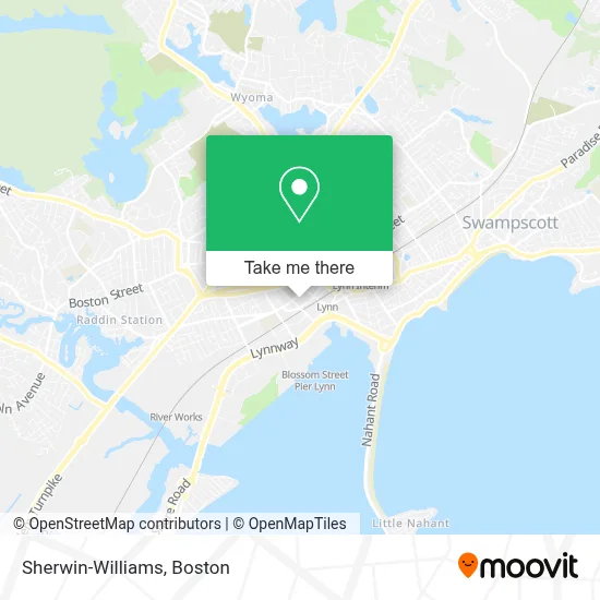Sherwin-Williams map