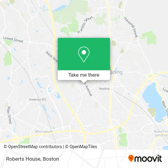 Roberts House map