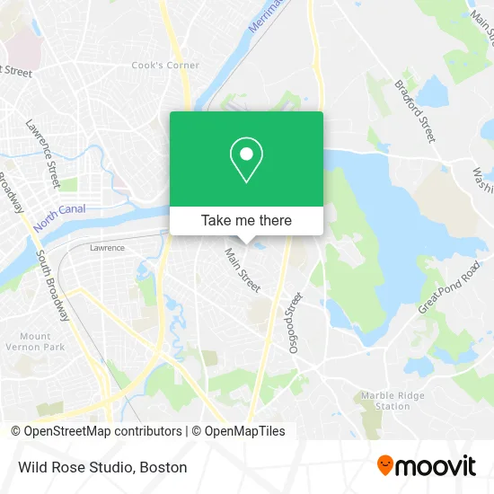 Wild Rose Studio map