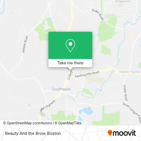 Beauty And the Brow map