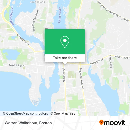 Warren Walkabout map