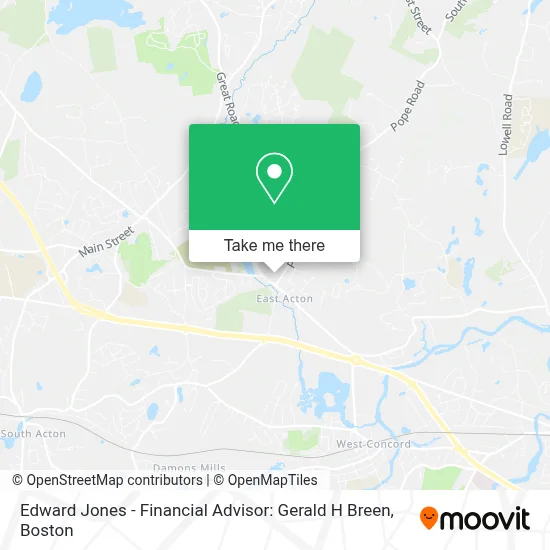 Edward Jones - Financial Advisor: Gerald H Breen map
