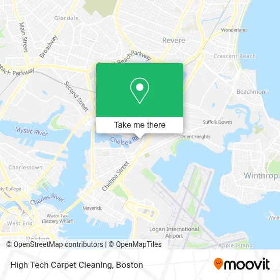 High Tech Carpet Cleaning map