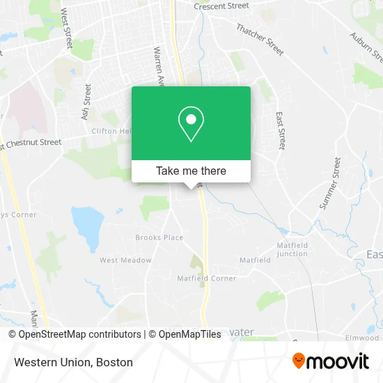 Western Union map