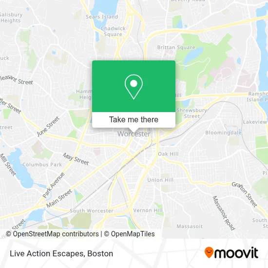 Live Action Escapes map