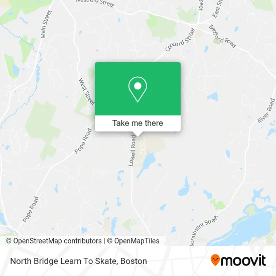 North Bridge Learn To Skate map