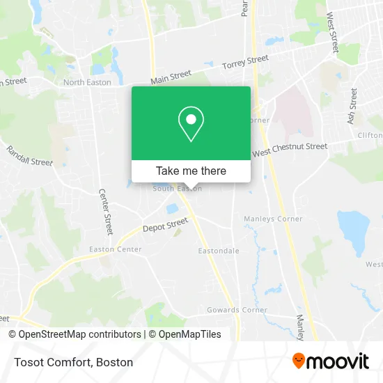 Tosot Comfort map