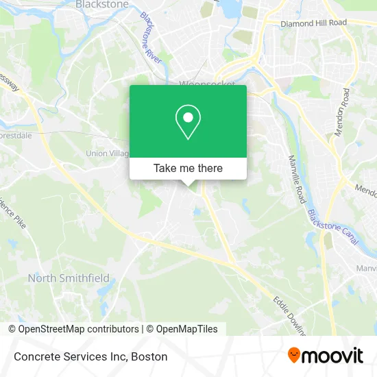 Concrete Services Inc map