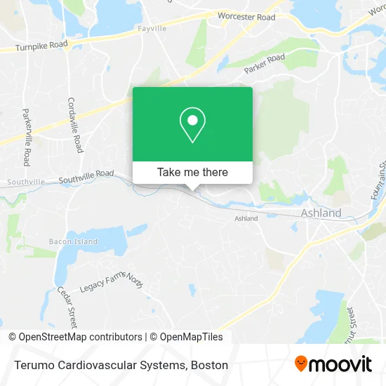 Terumo Cardiovascular Systems map