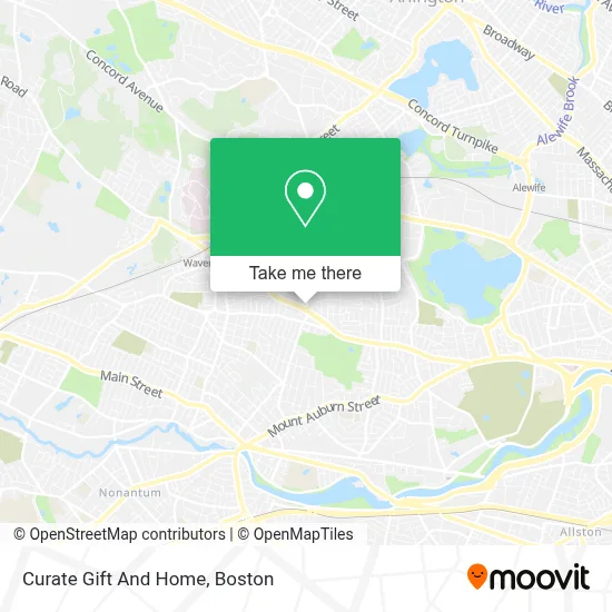 Curate Gift And Home map