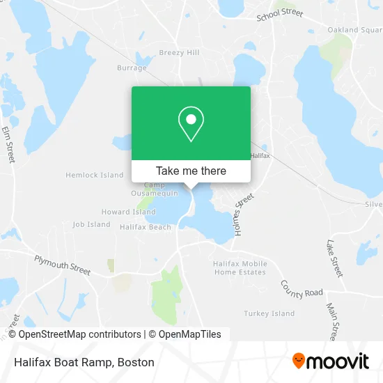 Halifax Boat Ramp map