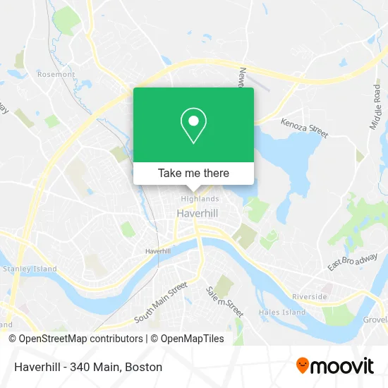 Haverhill - 340 Main map