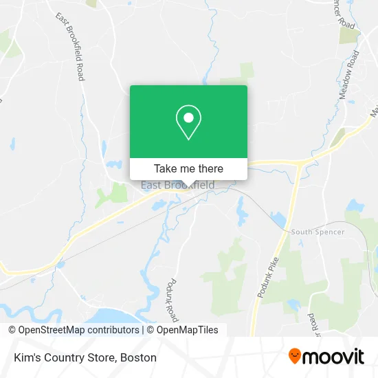 Kim's Country Store map