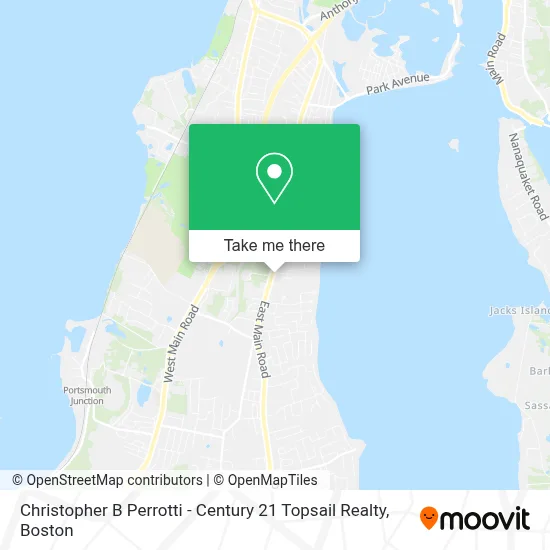 Christopher B Perrotti - Century 21 Topsail Realty map