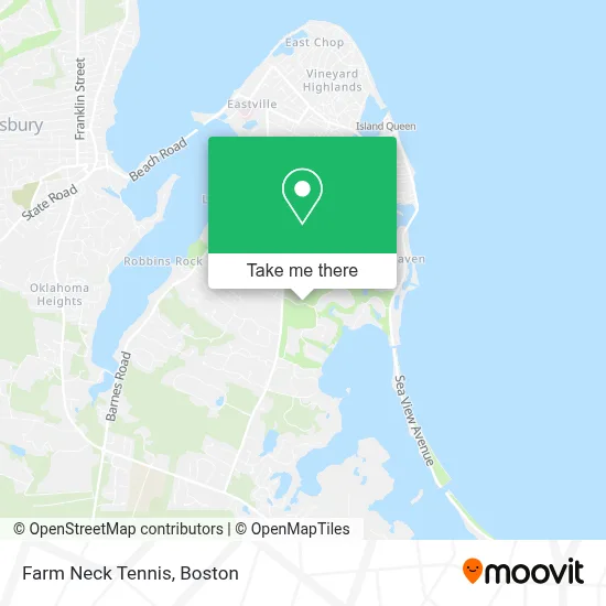 Farm Neck Tennis map