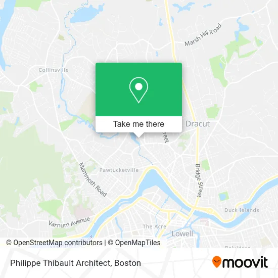 Philippe Thibault Architect map