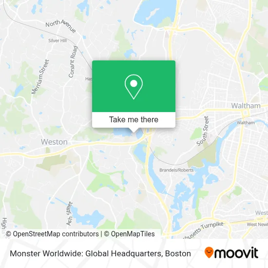 Monster Worldwide: Global Headquarters map