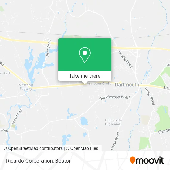 Ricardo Corporation map